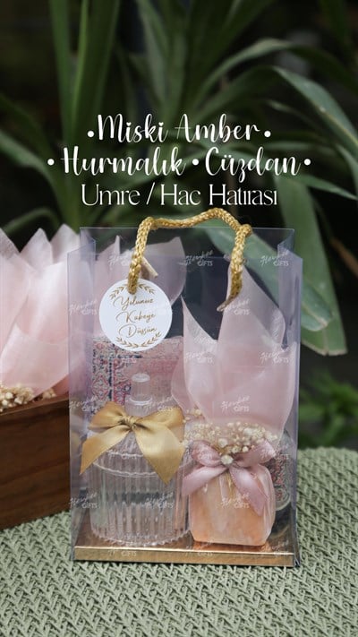Miski Amber Hurmalık Cüzdan Set