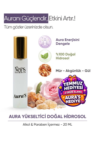 Aura'S – Aura Yükseltici Doğal Hidrosol | 20 ml
