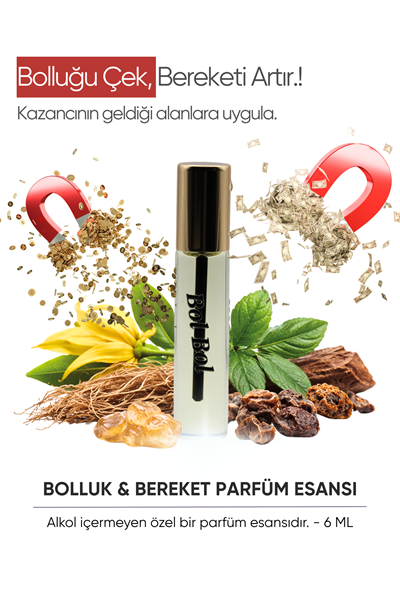 Bol-Bol – Bolluk & Bereket Parfüm Esansı | 6 ml Çubuklu Şişe