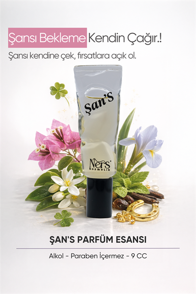 ŞANS – Açılım & Akış Parfüm Esansı | 9 cc Özel Tasarım Cam Şişe