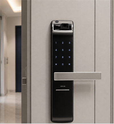 Yale YDM4109A Parmak İzli Akıllı Kilit | Ömür Hırdavat Parmak İzli Kilitler Yale YDM4109A Yale  YDM4109A Parmak İzli Akıllı Kapı Kilidi