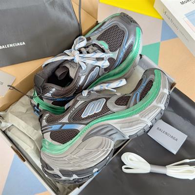 Balenciaga 10XL Sneaker – Black-Green Oversized Chunky Dad Shoe