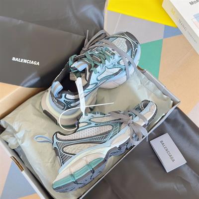 Balenciaga 3XL Sneaker – Blue Dual-Layer Chunky Sole Edition