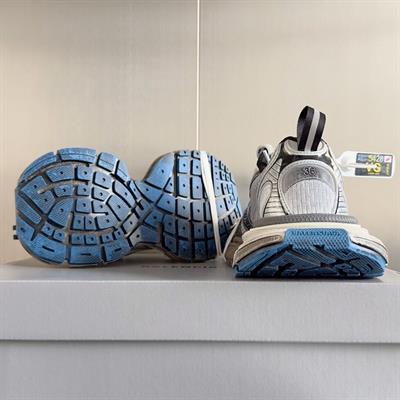 Balenciaga 3XL Sneaker – Blue-White Dual-Layer Chunky Sole Edition