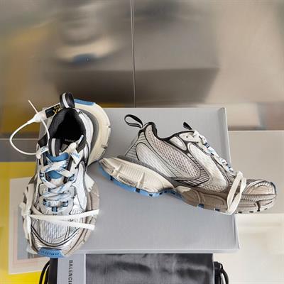 Balenciaga 3XL Sneaker – Blue-White Dual-Layer Chunky Sole Edition