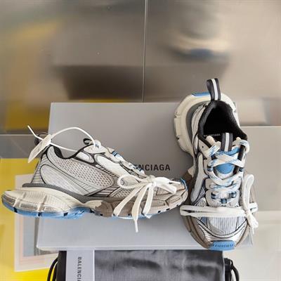 Balenciaga 3XL Sneaker – Blue-White Dual-Layer Chunky Sole Edition