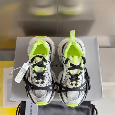 Balenciaga 3XL Sneaker – Green İnterior Detail Dual-Layer Chunky Sole Edition