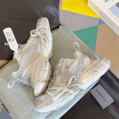 Balenciaga 3XL Sneaker – White Dual-Layer Chunky Sole Edition