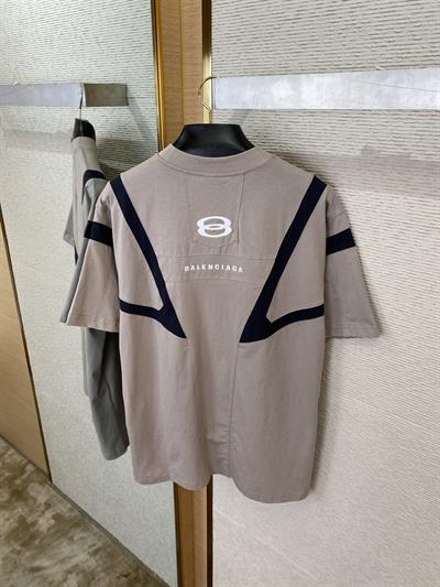 Balenciaga Double-Ring Embroidered Short-Sleeve T-Shirt