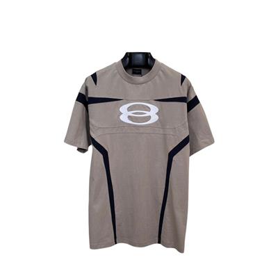 Balenciaga Double-Ring Embroidered Short-Sleeve T-Shirt