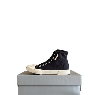 Balenciaga Paris Sneakers – Black Distressed Graffiti Vintage Canvas