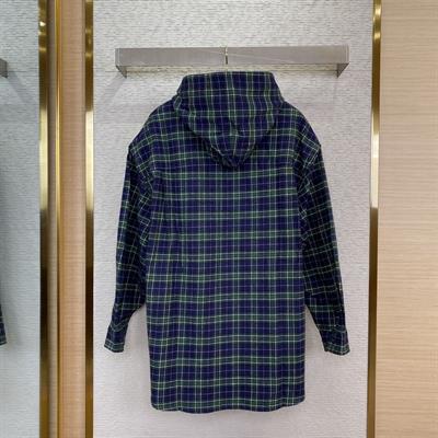 Balenciaga Plaid Flannel Shirt – Oversized & Streetwear