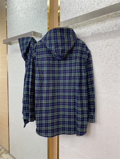 Balenciaga Plaid Flannel Shirt – Oversized & Streetwear