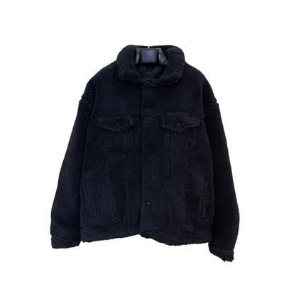 Balenciaga Teddy Shearling Wool Jacket – Embroidered Logo | Unisex