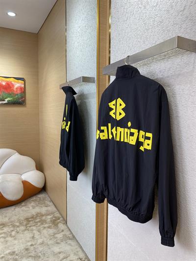 Balenciaga Yellow Tape Bomber Jacket – Oversized Fit & Premium Quality