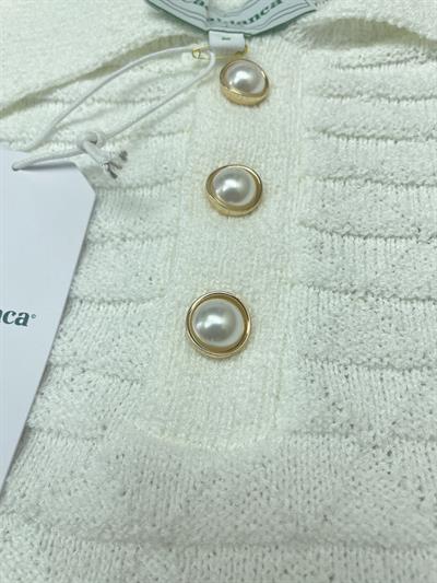 Casablanca 3D Triangle Short-Sleeve Sweater