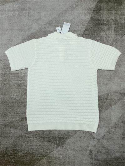 Casablanca 3D Triangle Short-Sleeve Sweater