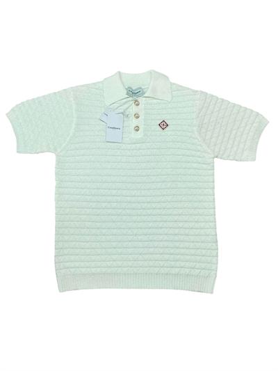 Casablanca 3D Triangle Short-Sleeve Sweater