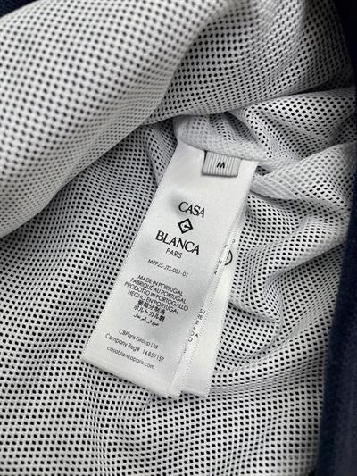 CASABLANCA Custom Zip-Up Jacket with Knit Collar