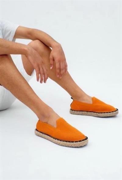 ESPADRİL HAND MADE AYAKKABI TURUNCU