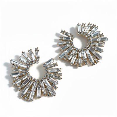 Cubic Aura Zirkon Taş Luxury Küpe