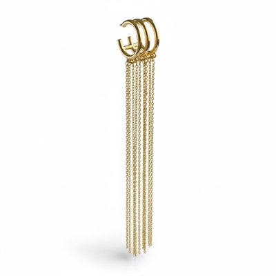 Stream Earcuff (Kıkırdak Küpe) - Gold