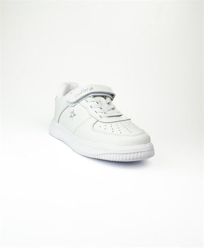 Look Life 26114 Beyaz Cırtlı Çocuk Sneaker 