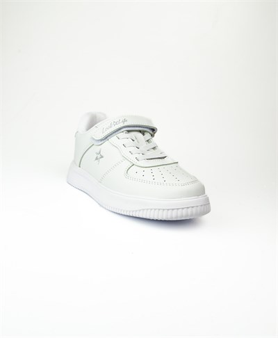 Look Life 26114 Beyaz Cırtlı Çocuk Sneaker 