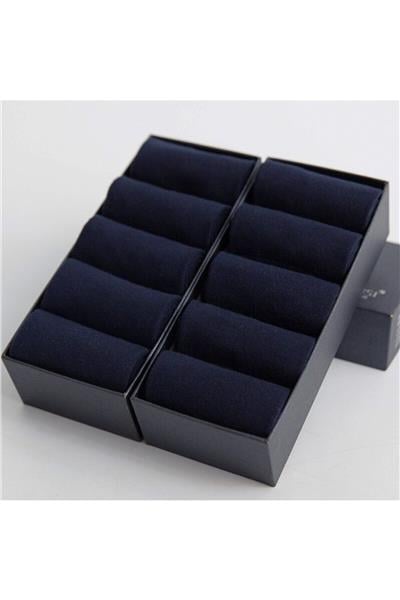 10 Çift Erkek Lacivert Soket Çorap