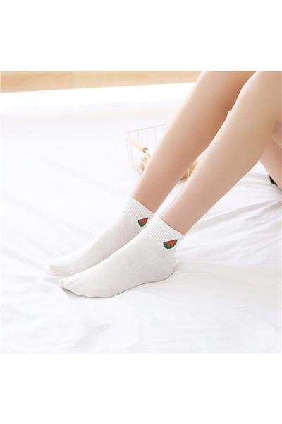 5li Kolej Patik Desenli Extra Rahat Kadın Çorap