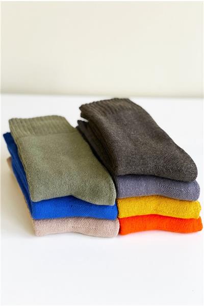7li Unisex Kışlık Havlu Çorap Pamuklu