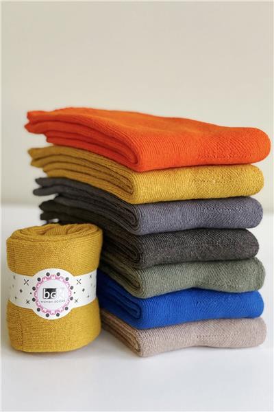 7li Unisex Kışlık Havlu Çorap Pamuklu