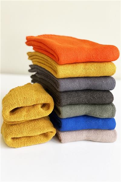 7li Unisex Kışlık Havlu Çorap Pamuklu