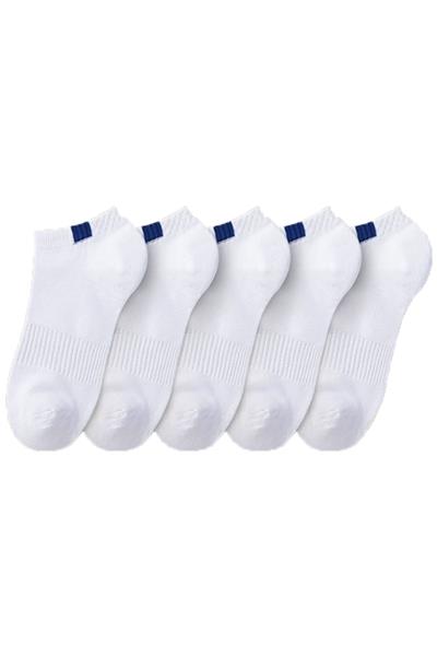 Unisex 5li Spor Patik Çorap Yıkanmış