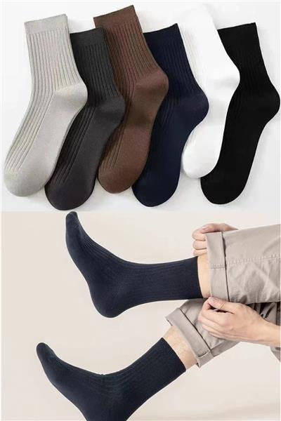 Unisex 6lı Soket Çorap