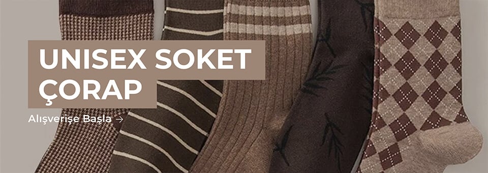 Unisex Soket Çorap