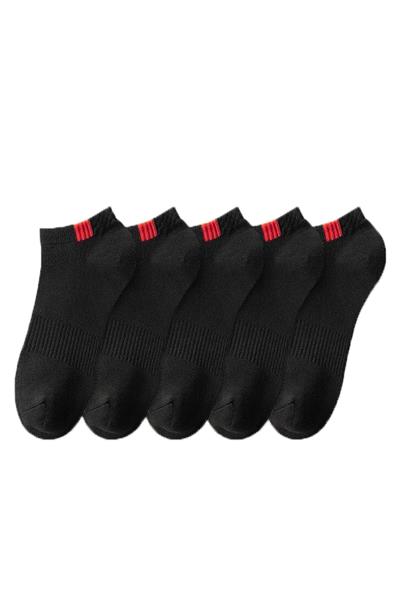 Unisex 5'li Spor Patik Çorap Yıkanmış