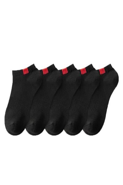Unisex 5'li Spor Patik Çorap Yıkanmış