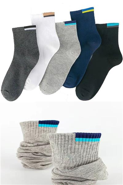 Unisex 5'li Spor Patik Çorap Yıkanmış