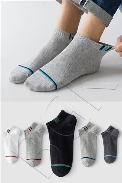 Unisex 5'li Sport Patik Çorap