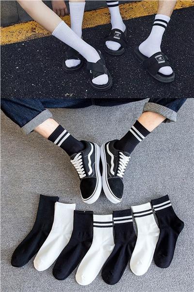 Unisex 7'li Düz-çizgili Tenis Model