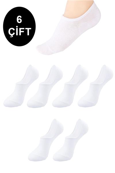 Unisex Görünmez Sneakers Çorap Görünmez Çorap 6 Adet