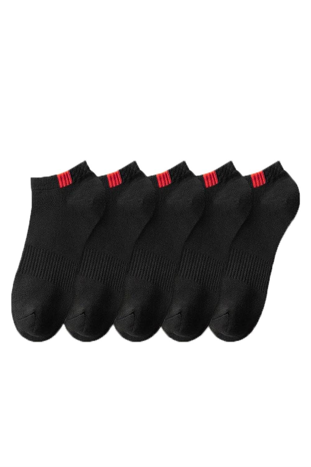 Unisex 5'li Spor Patik Çorap Yıkanmış