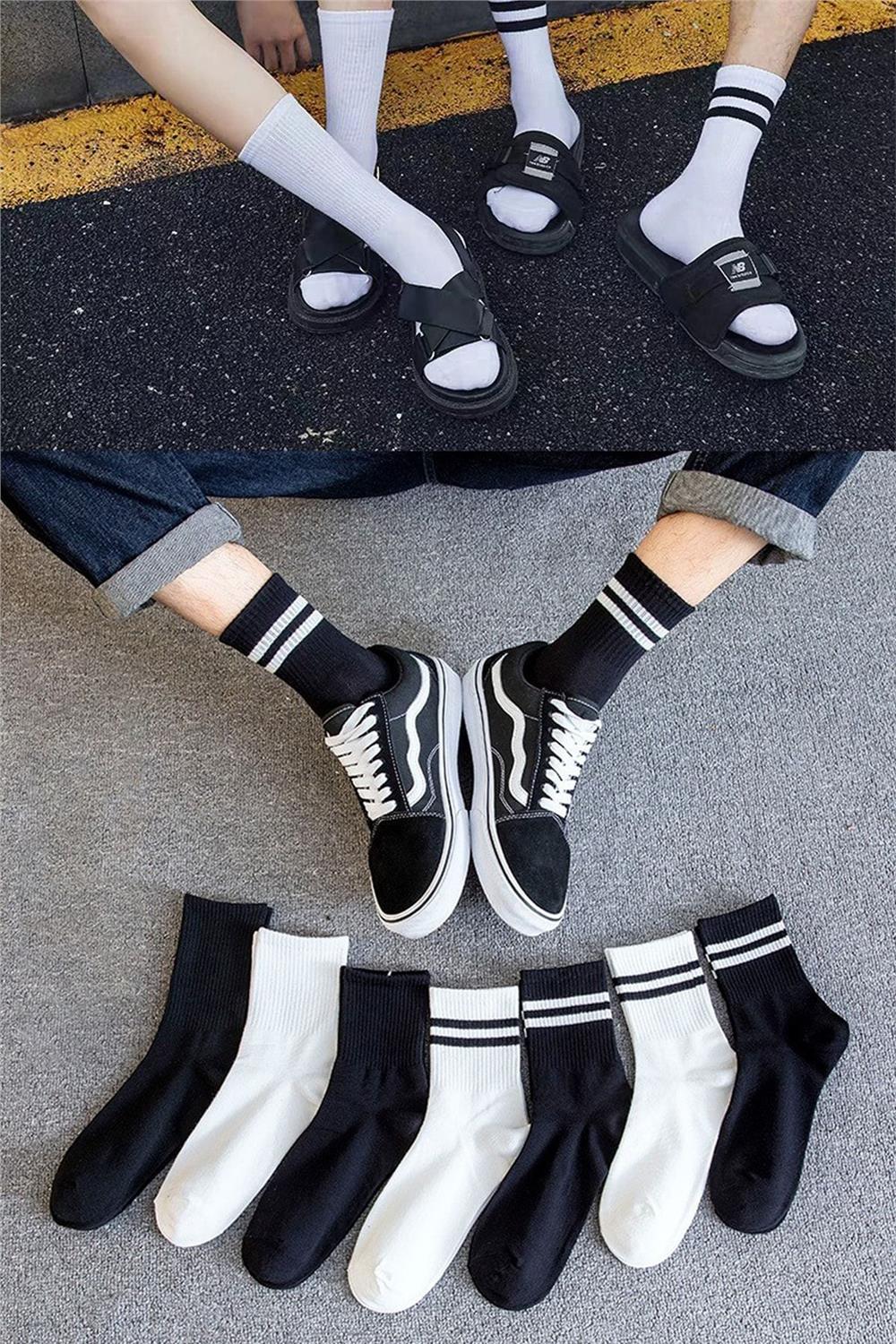 Unisex 7'li Düz-çizgili Tenis Model