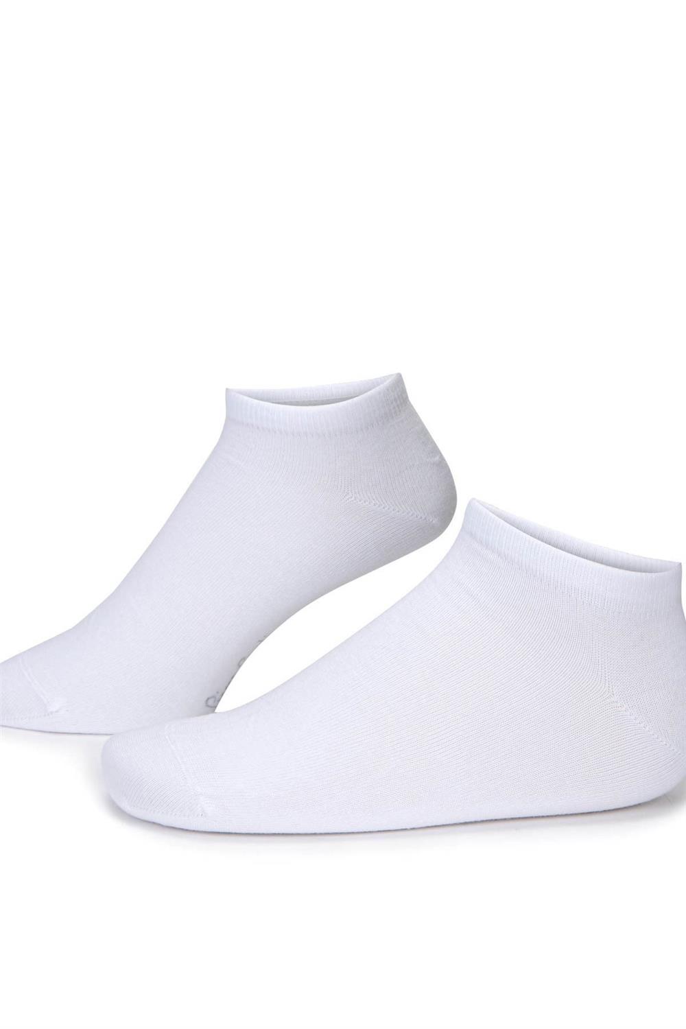 Unisex Beyaz Koton 72 Çift Patik Ekonomik Fiyat Toptan Satış