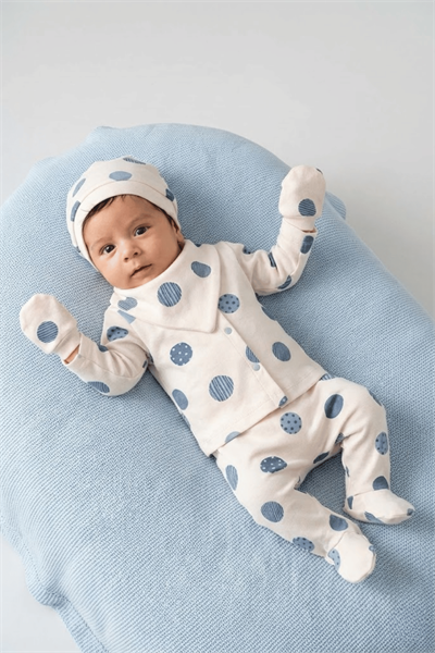Unisex Bebek Gezegenli Natural 5li Hastane Çıkışı Zıbın Set