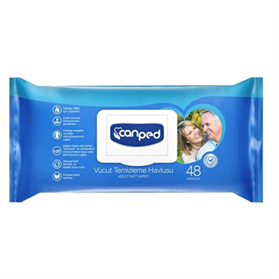Canped Vücut Temizlik Havlusu 48'li