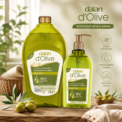 Dalan D'Olive Besleyici Sıvı Sabun 1,5 L + 400 ml Set