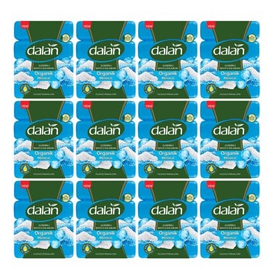 Dalan Organik Mineral Gliserinli Banyo ve Duş Sabunu 4x150 g 12 Adet