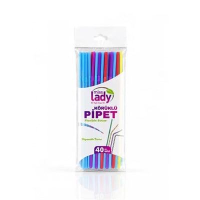 Miss Lady Körüklü Pipet 40 Adet